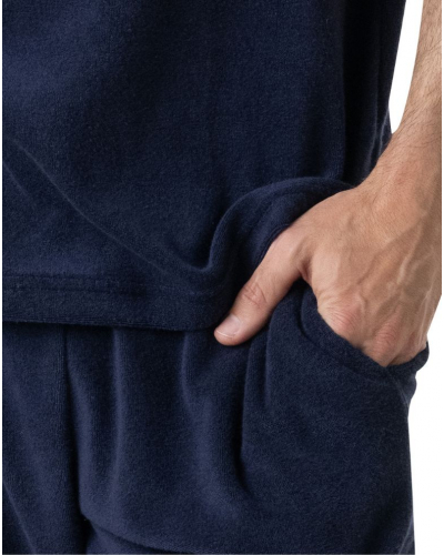 Short Pyjamas Eminence Eponge (Navy)
