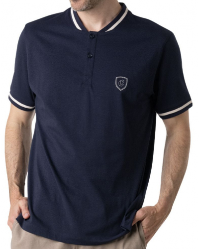 Short Pyjamas in Jersey 100% Cotton Eminence (Navy)