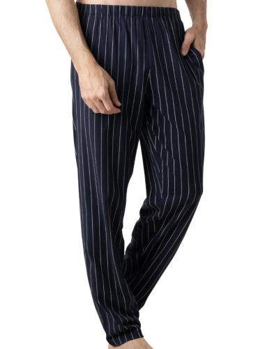 Pyjama long boutonné en Jersey 100% coton Eminence (Marine)