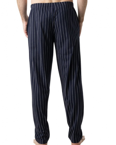 Pyjama long boutonné en Jersey 100% coton Eminence (Marine)