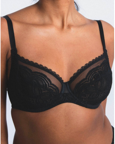Wellness underwired bra Maison Lejaby Envie (Black)