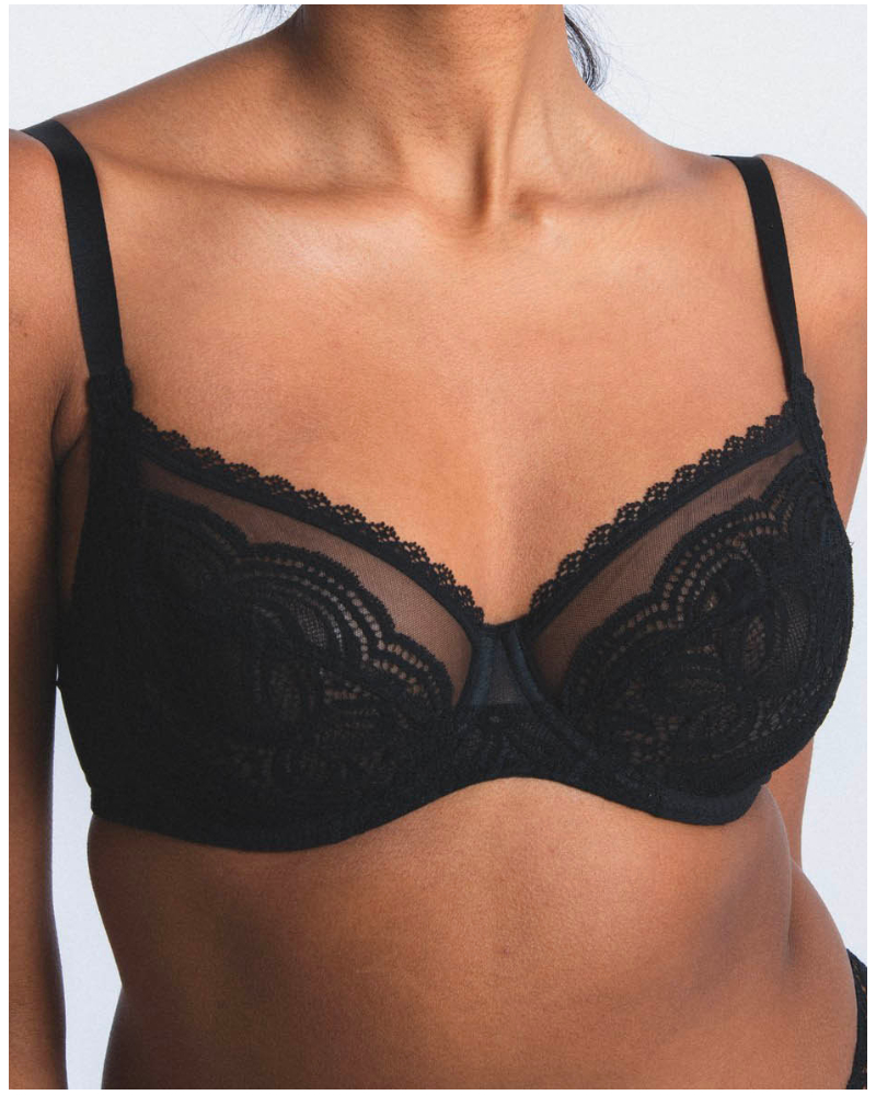 Wellness underwired bra Maison Lejaby Envie (Black)