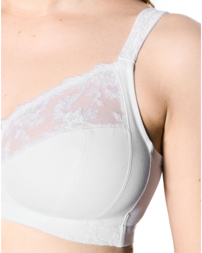 Soutien-gorge emboitant sans armature en coton Louisa Bracq Joy (Blanc)