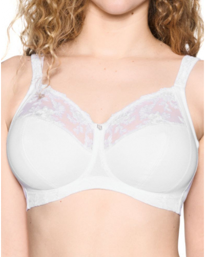 Soft cotton wireless bra Louisa Bracq Joy (White)
