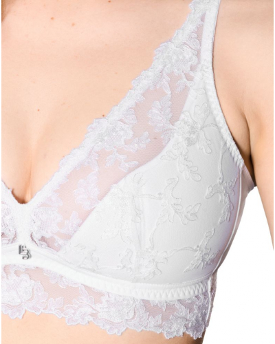 Half-padded bralette Louisa Bracq Joy (White)