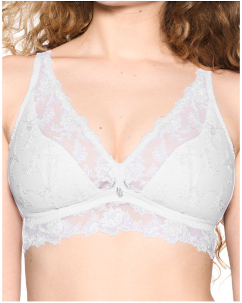 Half-padded bralette Louisa Bracq Joy (White)