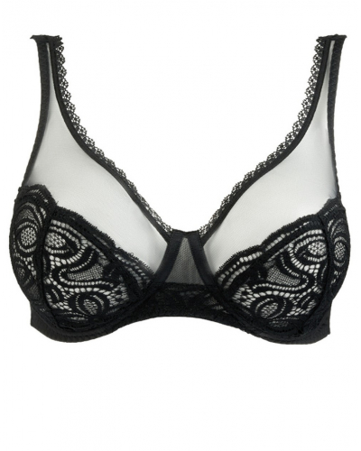 Soutien-gorge balconnet souple Maison Lejaby Envie (Noir)