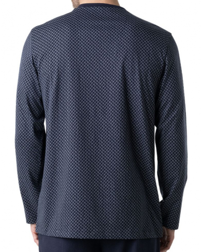 Pyjama long 100% Coton Eminence Business (Chevrons/Marine)