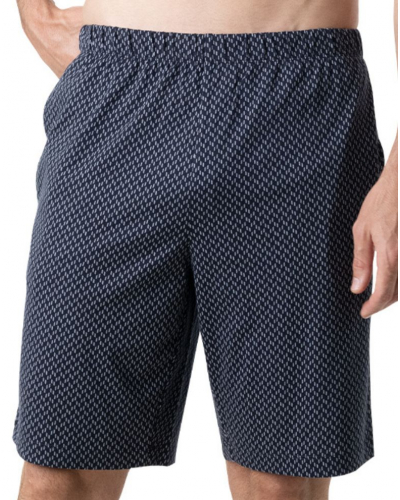 Pyjama court 100% Coton Eminence Business (Marine/Chevron)