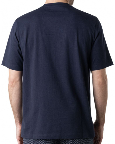 Short Pyjamas 100% Cotton Eminence Business (Navy/Chevron)