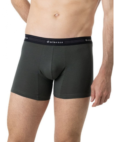Lot de 3 boxers coton bio Eminence Tailor (Marine/Vert/Noir)