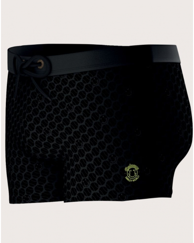 Boxer de bain Smiley World X Eminence (Noir imprimé tennis)