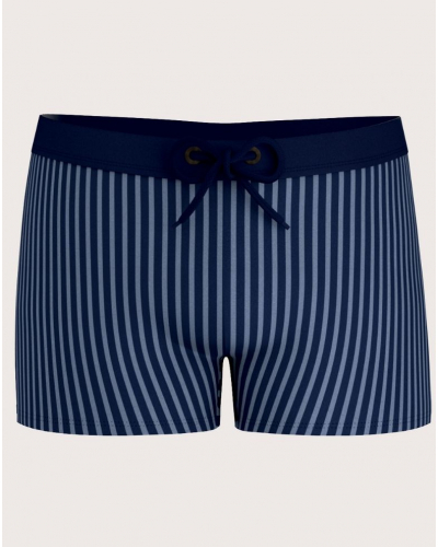 Eminence Swim Boxer (Navy Stripe)