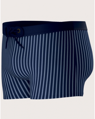 Eminence Swim Boxer (Navy Stripe)