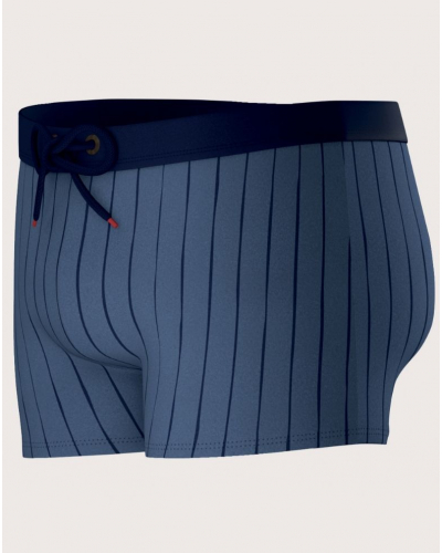 Boxer de bain Fabriqué en France Eminence (Bleu rayure marine)