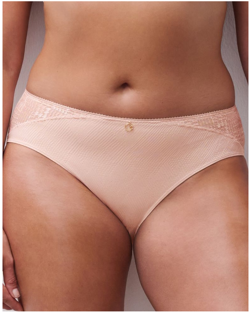 Braga cintura alta Chantelle Intrigue (Soft Pink)