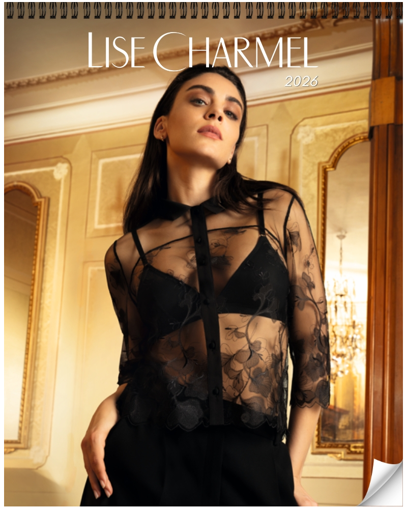 Calendario 2026 Lise Charmel gratuito por la compra de un conjunto Lise Charmel