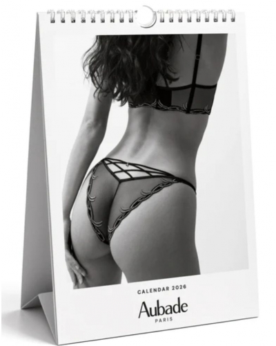 Calendrier 2026 Aubade offert pour l'achat d'une parure Aubade