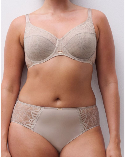 High waisted knickers Chantelle Origins (Gris Minéral)