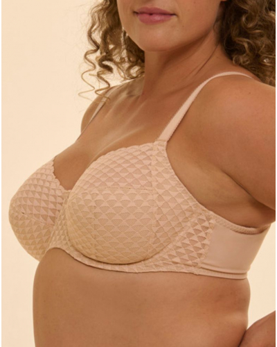 Soutien-gorge armatures emboitant en coton Simone Pérèle Subtile (Peau Rosée)