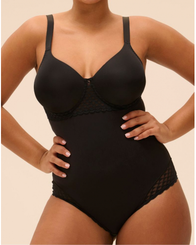 Body con aros Simone Pérèle Subtile (Negro)