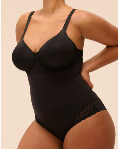 Underwired bodysuit Simone Pérèle Subtile (Black)