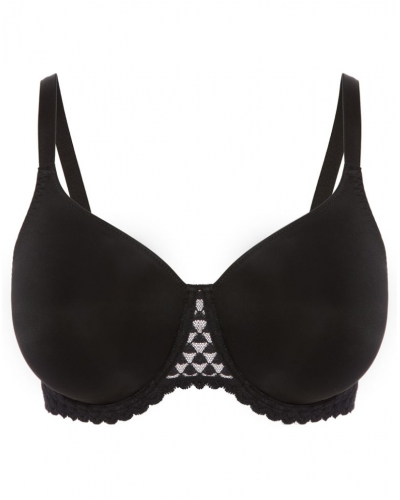 Rigid molded underwire bra Simone Pérèle Subtile (Black)