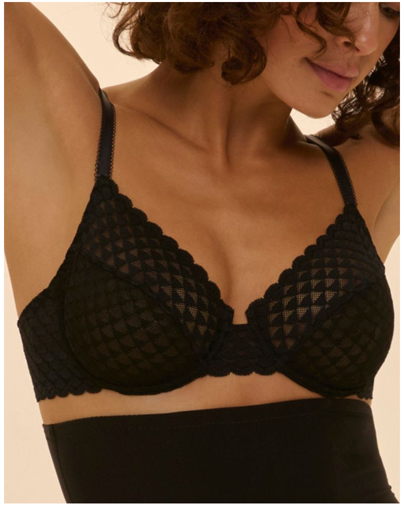 Classic underwired bra Simone Pérèle Subtile (Black)