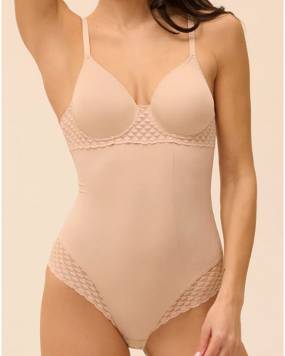Underwired bodysuit Simone Pérèle Subtile (Peau Rosée)