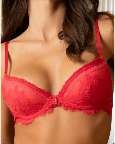 Padded bra Lise Charmel Désirs de Venise (Grenat Venise)