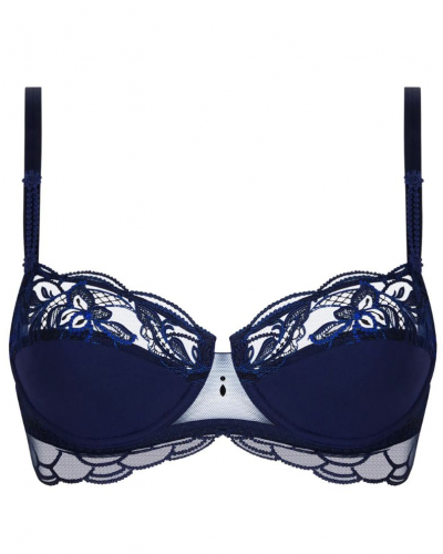Sujetador corbeille Lise Charmel Eclat Couture (Bleu Night)