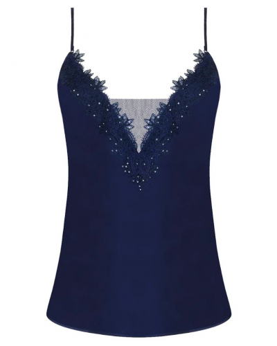 Caraco en soie Lise Charmel Eclat Couture (Bleu Night)