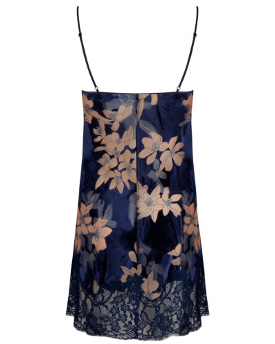 Devoured velvet nightdress Lise Charmel Eclat Couture (Bleu Night)