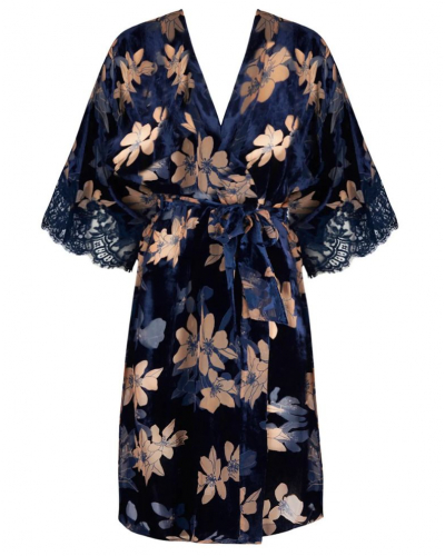 Devoured velvet kimono Lise Charmel Eclat Couture (Bleu Night)