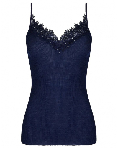 Wool and silk top Lise Charmel Eclat Couture (Bleu Night)
