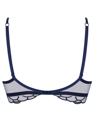 Padded bra with sequins Lise Charmel Eclat Couture (Bleu Night)