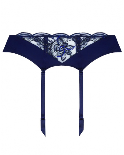 Portaligas con lentejuelas Lise Charmel Eclat Couture (Bleu Night)