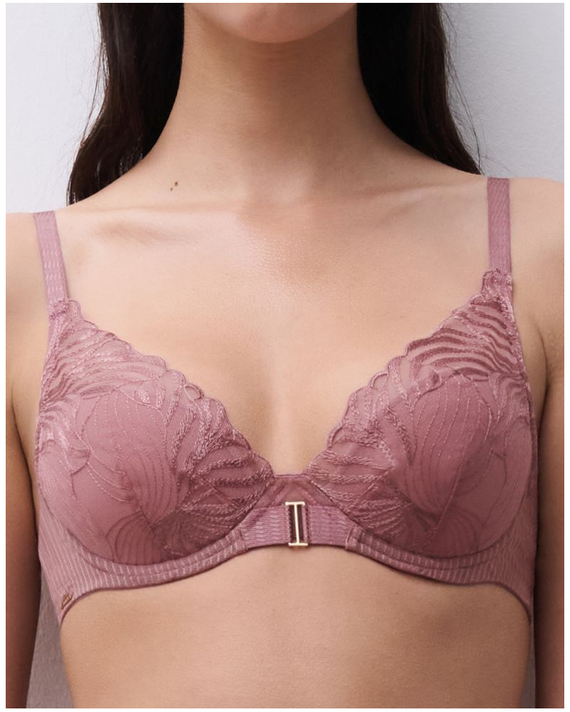 Padded plunge bra Chantelle Legend (Rose des Bois)