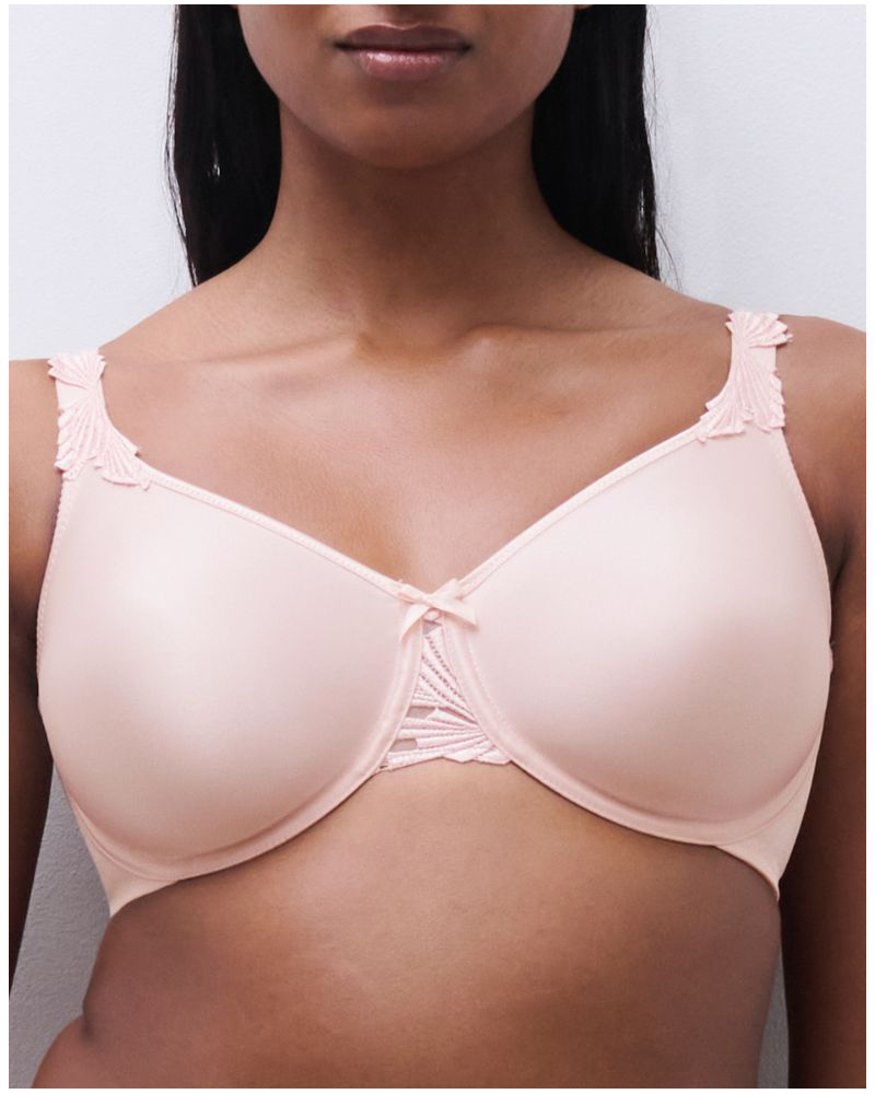Underwired molded bra Chantelle Hedona (Rose Taffetas)