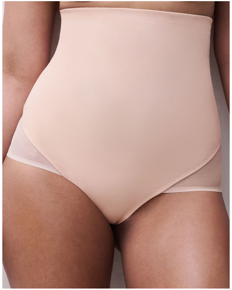 Culotte taille haute sculptante Chantelle Glam Shaping (Beige Doré)