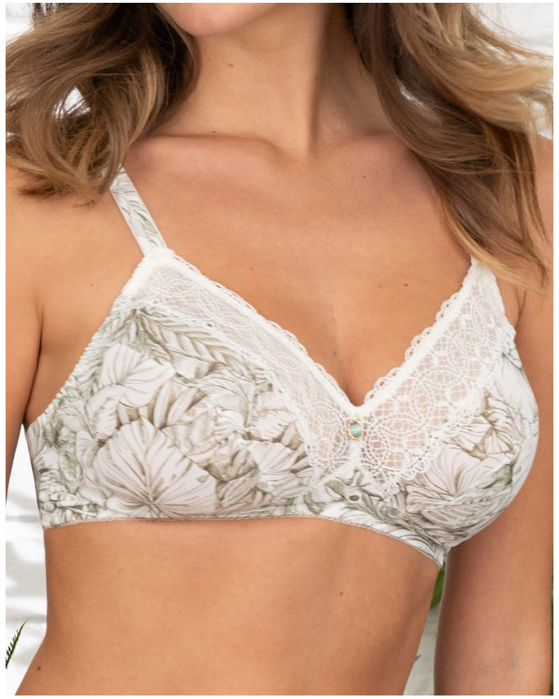Wellness soft bra Antigel Echappée Green (Toile Green)