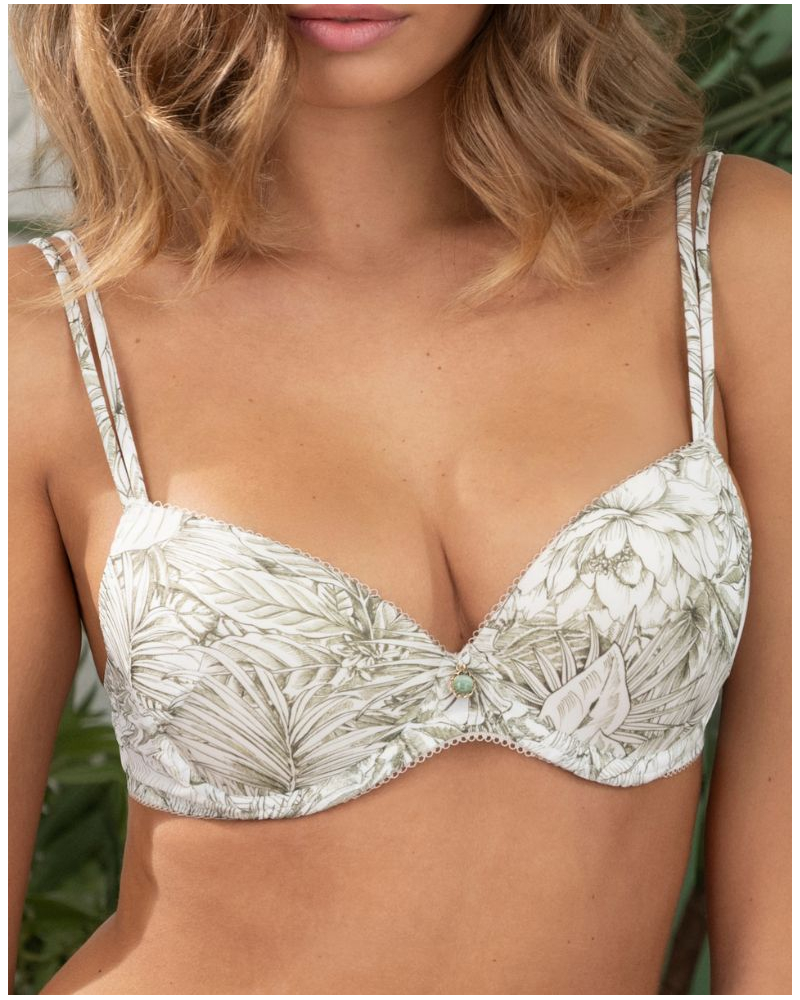 Padded bra Antigel Echappée Green (Toile Green)