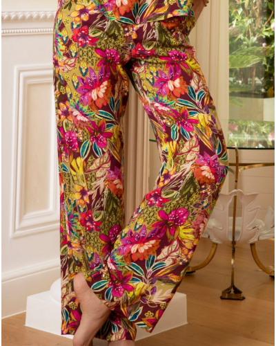 Pants Lise Charmel Danse des Fleurs (Fushia Vert)