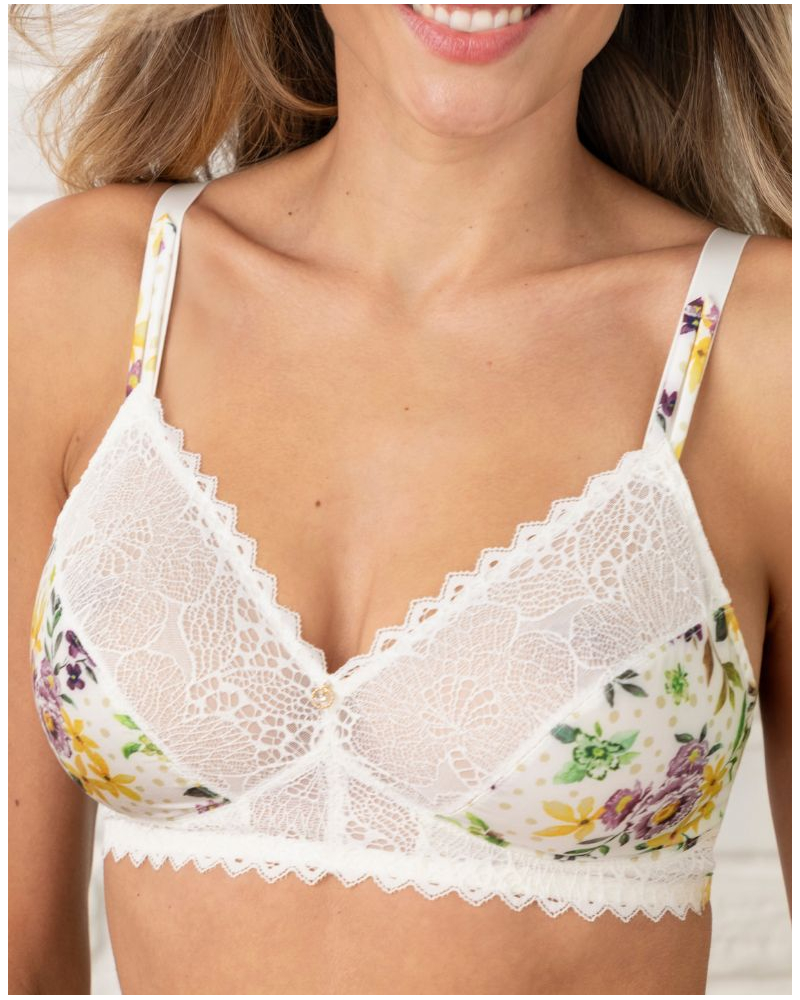 Wellness soft bra Antigel Jardin des Poètes (Poésie Fleurie)