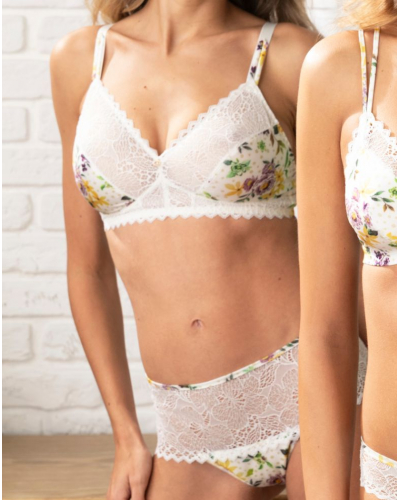 Soutien-gorge sans armature bien-être Antigel Jardin des Poètes (Poésie Fleurie)