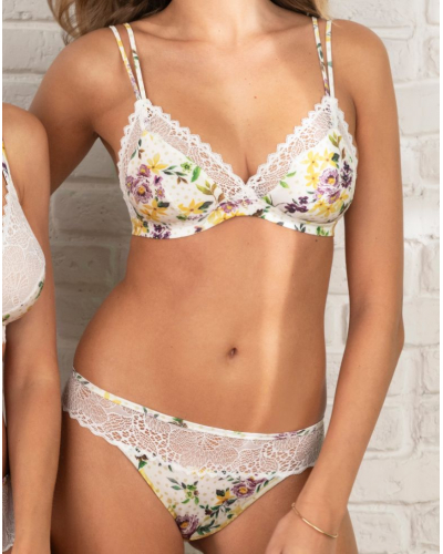 Triangle soft bra Antigel Jardin des Poètes (Poésie Fleurie)