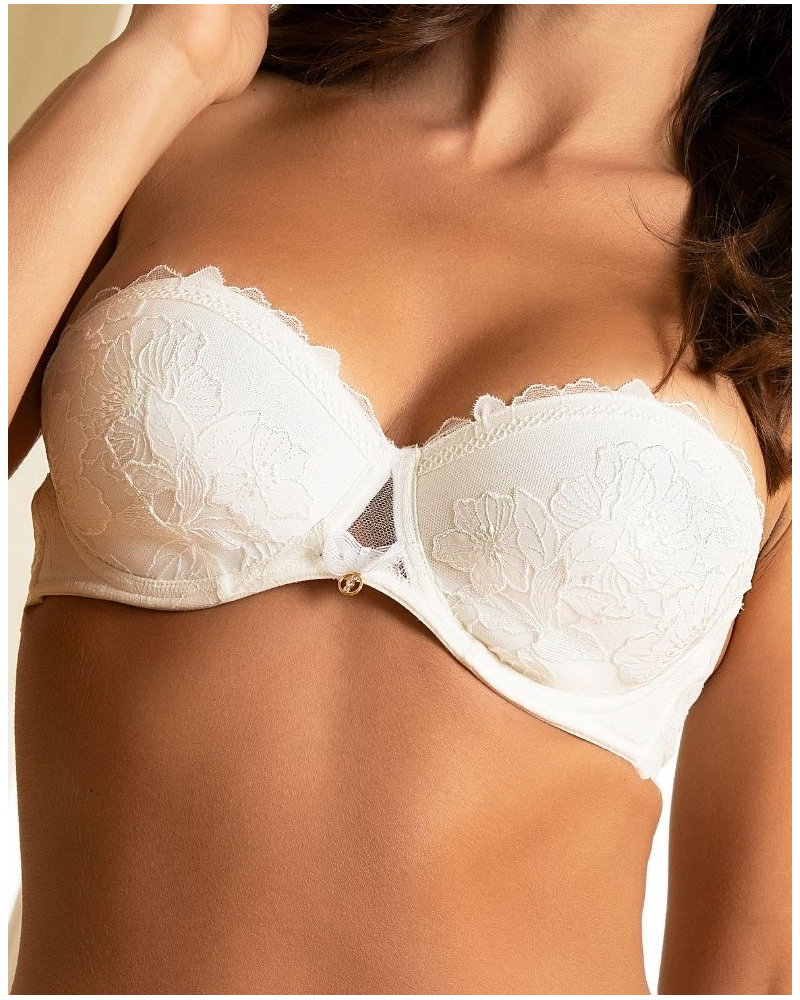 Sujetador sin tirantes Lise Charmel Sublime Organza (Ecru Nacre)