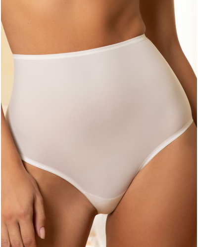 Slip taille haute Lise Charmel Sensation Plaisir (Ecru Nacre)