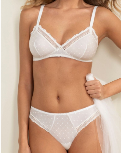 Calzoncillo encanto Antigel Résille Bohème (Ecru Nacre)