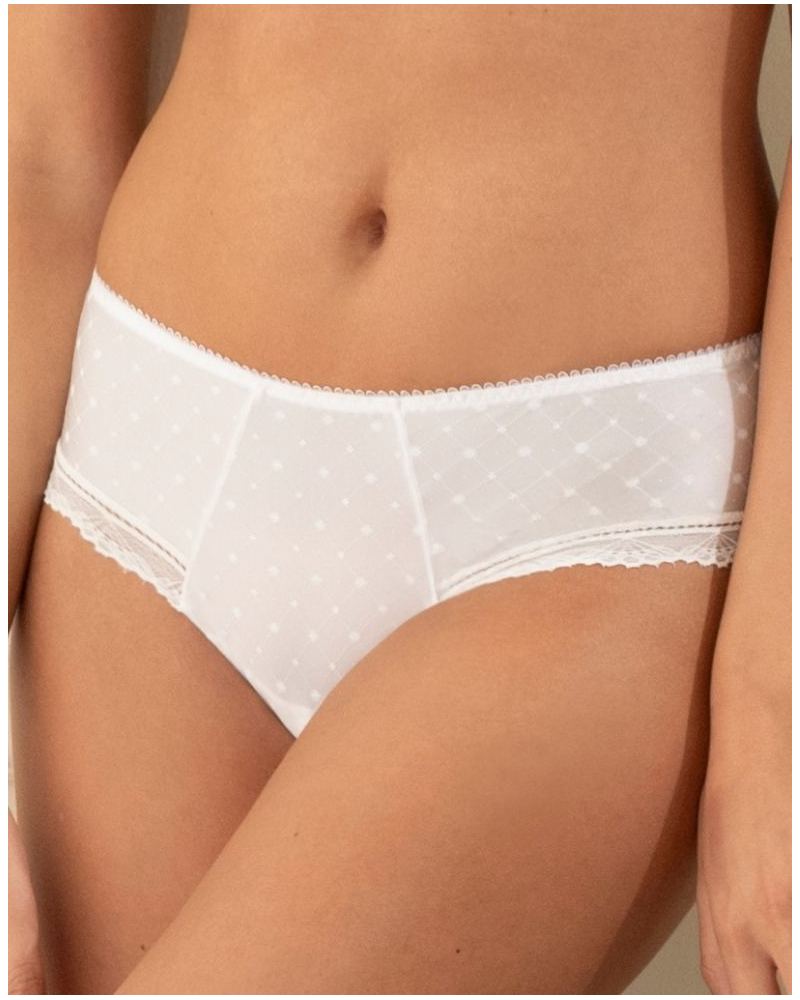 Shorty Antigel Résille Bohème (Ecru Nacre)